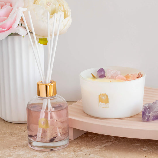 Floral Crystal Diffuser Love Wild Peony & Amber