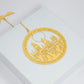 Harry Potter Gold Bookmark Hogwarts Castle