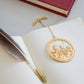 Harry Potter Gold Bookmark Hogwarts Castle