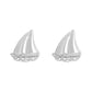 Earring Diamante Sailing Boat