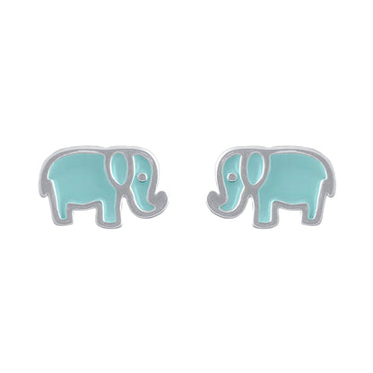 Earring Epoxy Elephant