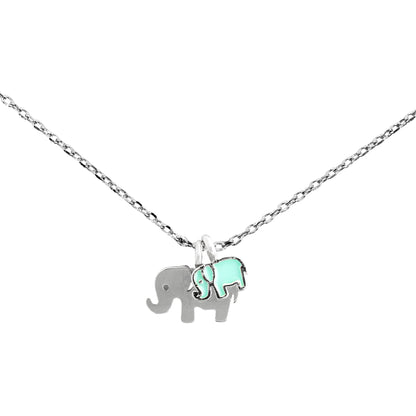 Necklace Epoxy Elephant