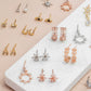 Earring Diamante Mini Wishbone