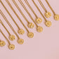 Necklace Medallion Capricorn Gold *