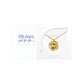 Necklace Medallion Pisces Gold *