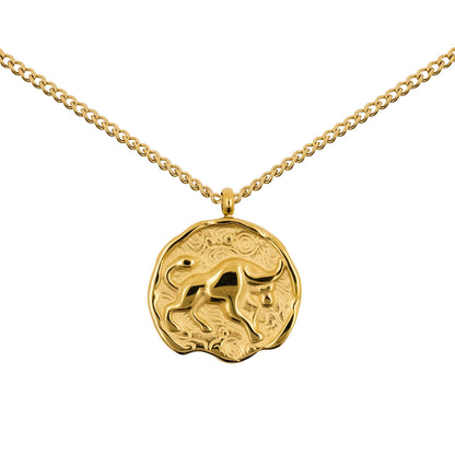 Necklace Medallion Taurus Gold *