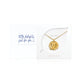 Necklace Medallion Gemini Gold *