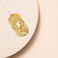 Gold Bookmarks Blossoms Rectangle