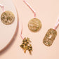 Gold Bookmarks Blossoms Rectangle
