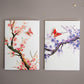 Card Watercolour Sakura Tree Purple