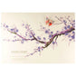 Card Watercolour Sakura Tree Purple