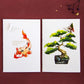 Card Watercolour Bonzai