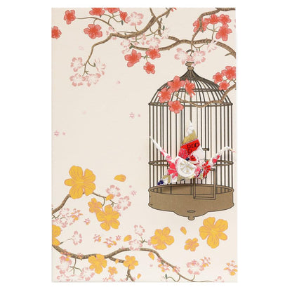 Card Crane in Cage Royal Gold