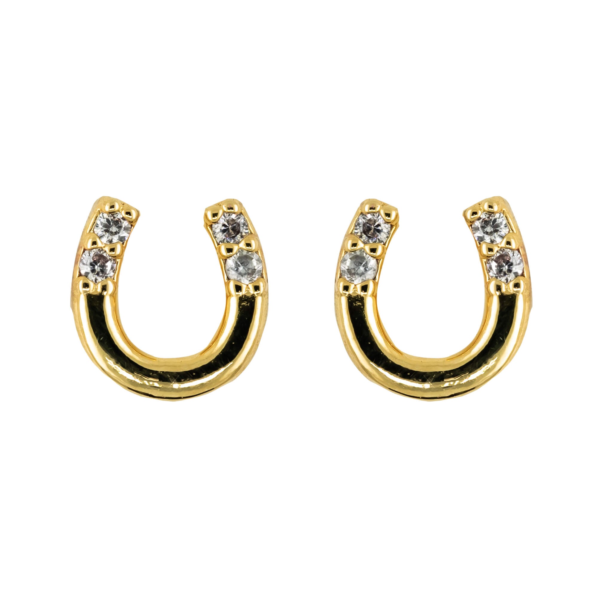 Horseshoe earrings on sale