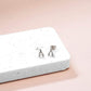 Earring Diamante Mini Wishbone