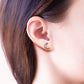 Earring Diamante Moon Pearl