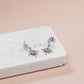 Drop Earring Diamante Morning Star Silver
