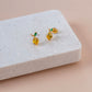 Earring Diamante Lemon Gold