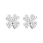 Earring Diamante 4 Leaf Clover