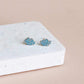 Earring Diamante Cloud Blue