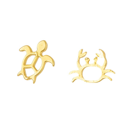 Earring Mini Turtle and Crab