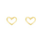 Earring Heart Stencil III