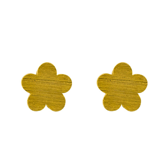 Earring Solid Flower