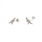 Earring T Rex Silver