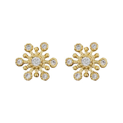 Earring Snowflake Diamante