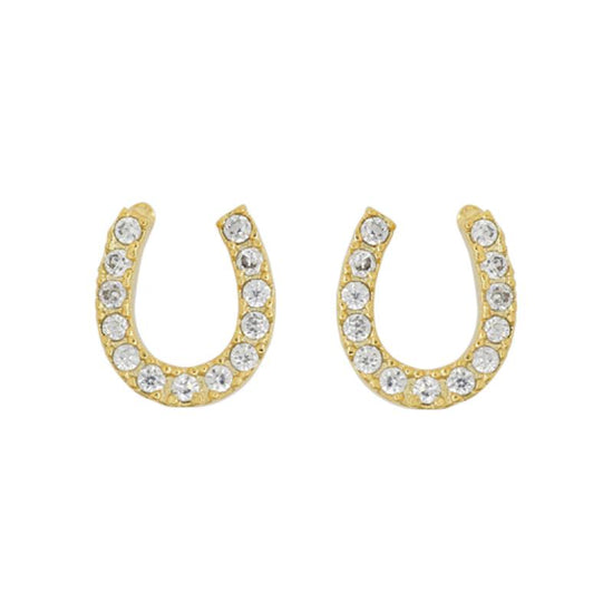 Earring Diamante Horseshoe