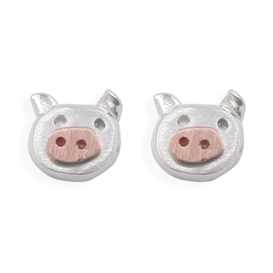 Earring Little Piggy Rose Gold