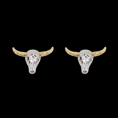 Earring Ox Bubble Silver
