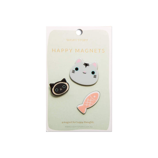 Happy Magnet Cat*