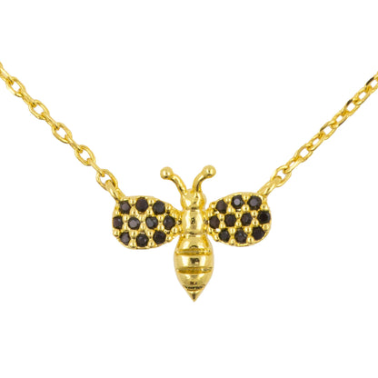 Necklace Diamante Bee