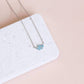 Necklace Diamante Cloud Blue