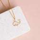 Necklace Cute Whale Stencil