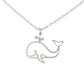 Necklace Cute Whale Stencil