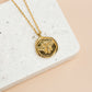 Necklace Medallion Bee Gold