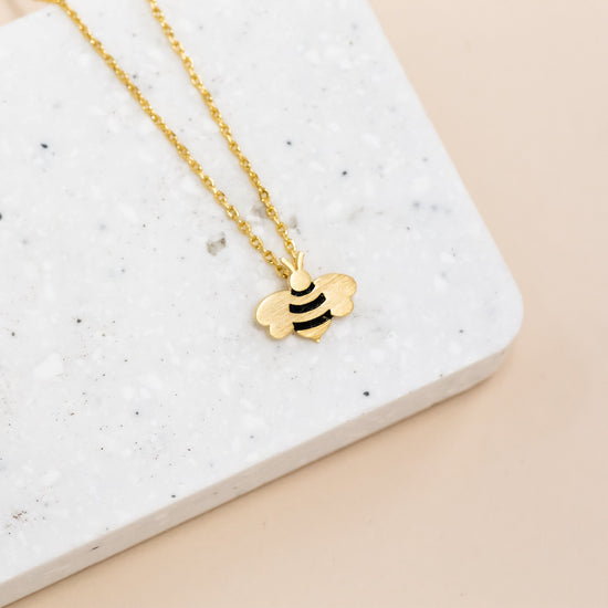 Necklace Bee Gold