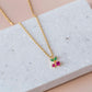 Necklace Diamante Cherry Gold