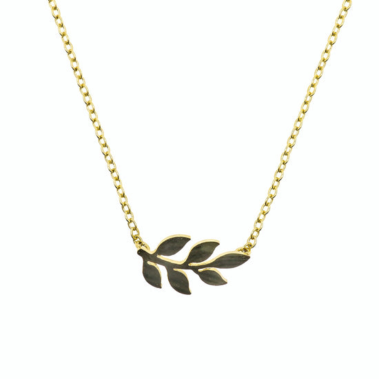 Necklace Simple Leaf