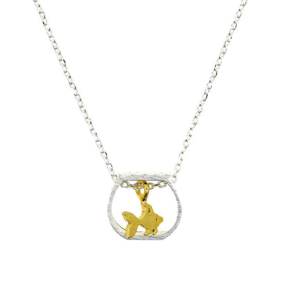 Necklace Goldfish Silver