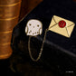 Harry Potter Enamel Pin Hogwarts Letter & Hedwig