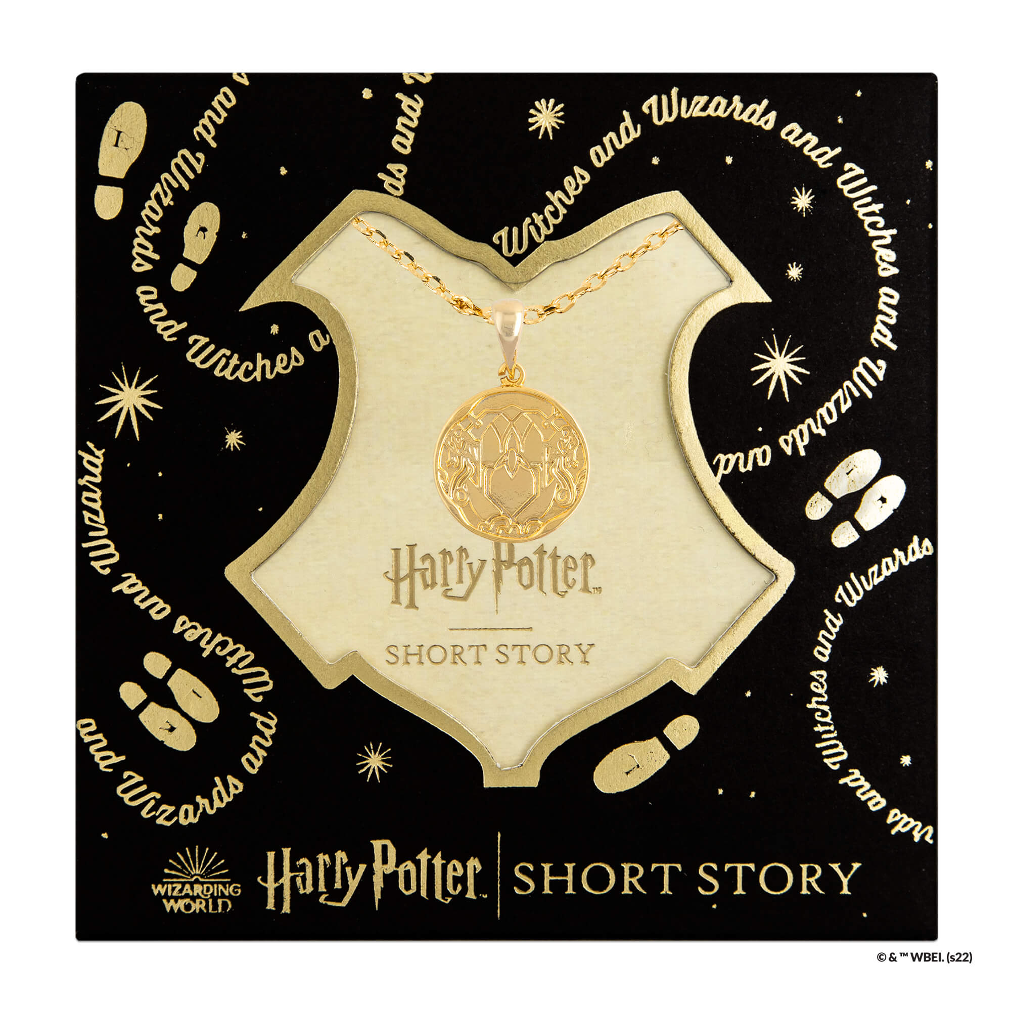Harry Potter Gold Tone Brass Slytherin S Necklace NEW | eBay